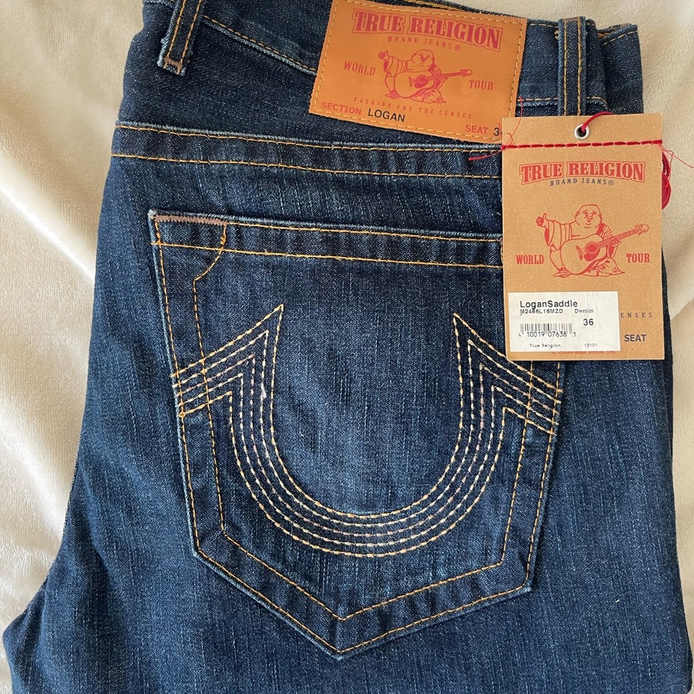 AUTHENTIC TRUE RELIGION DENIM JEANS - Picture 3 of 5